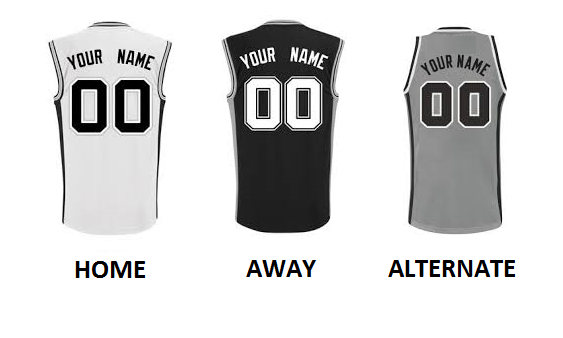 (image for) SAN ANTONIO PRO BASKETBALL Number Kit - Click Image to Close